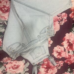 Light Blue Denim Overalls